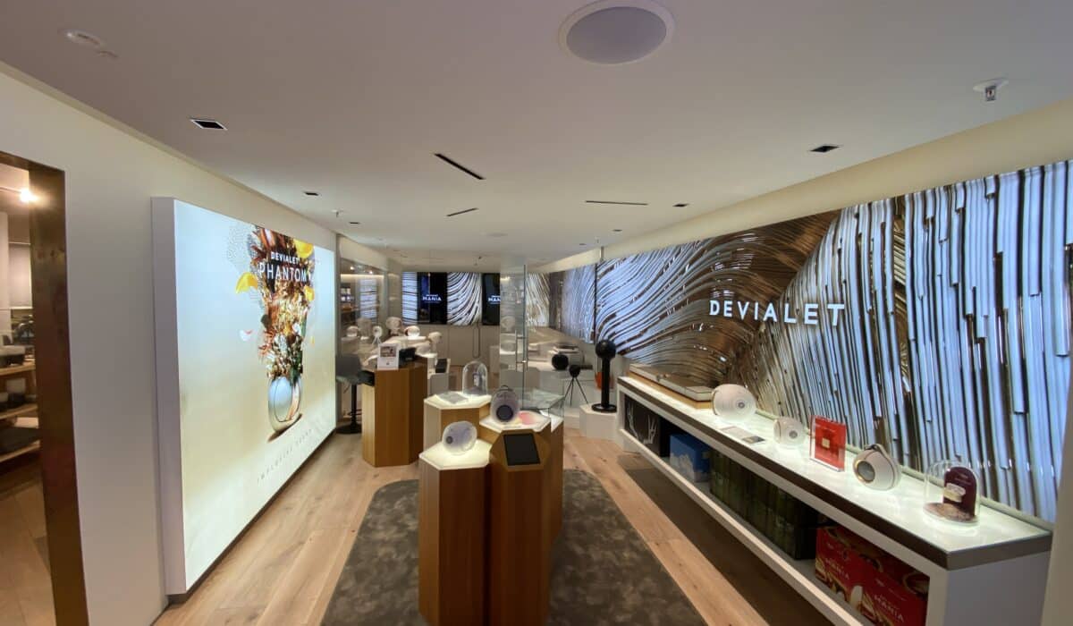 Devialet Store Rekonstruktion – Oberpollinger